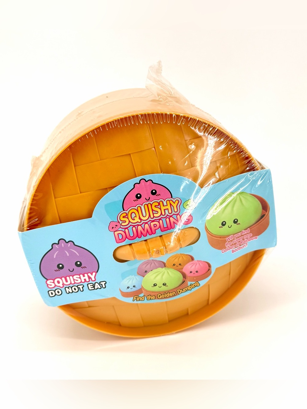 Jumbo Squishy Dumpling Mystery Find Golden Dumpling Viral Toy NEW Sealed